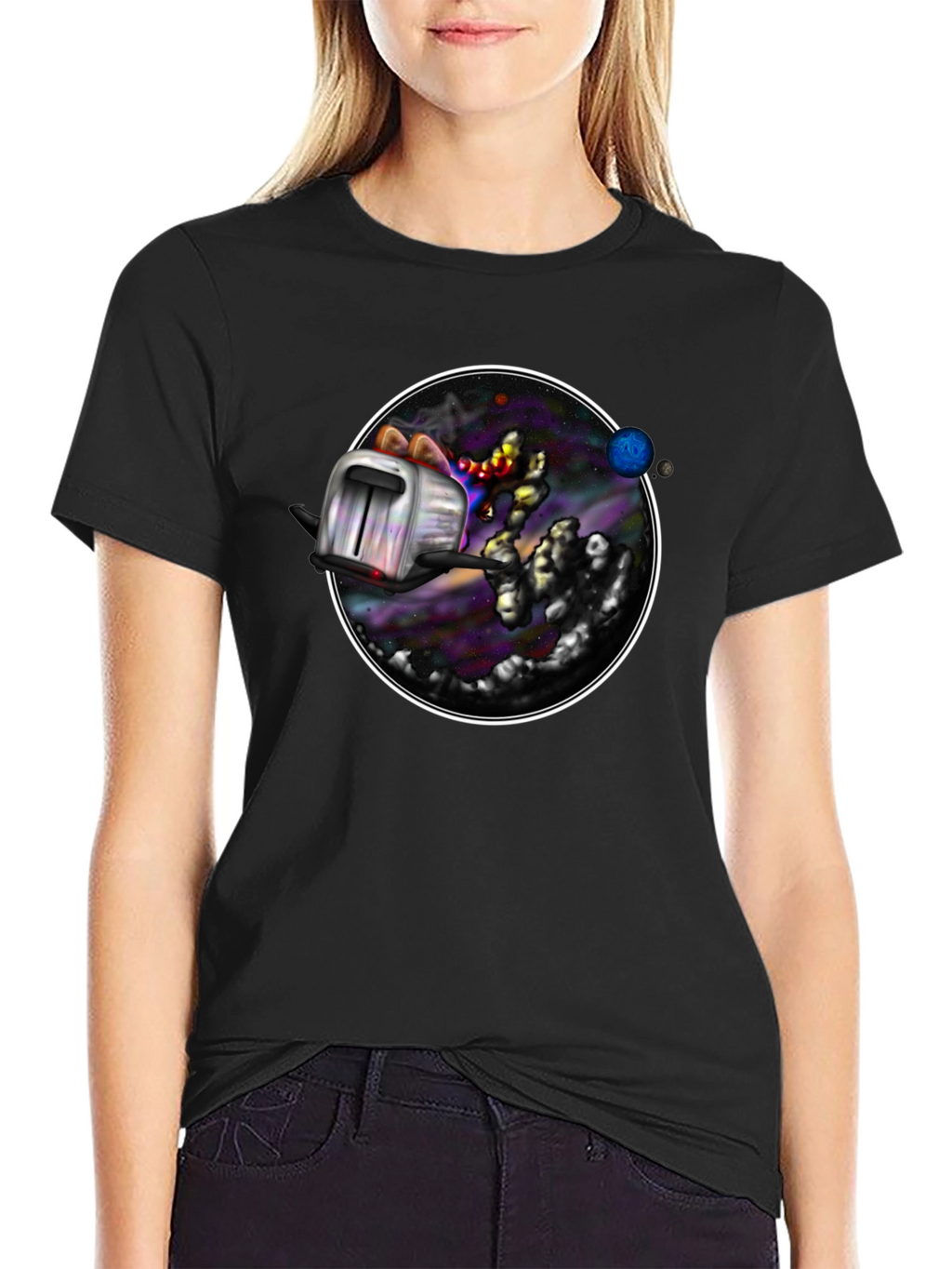 Cosmic Toaster T-Shirt - Galaxy Toast