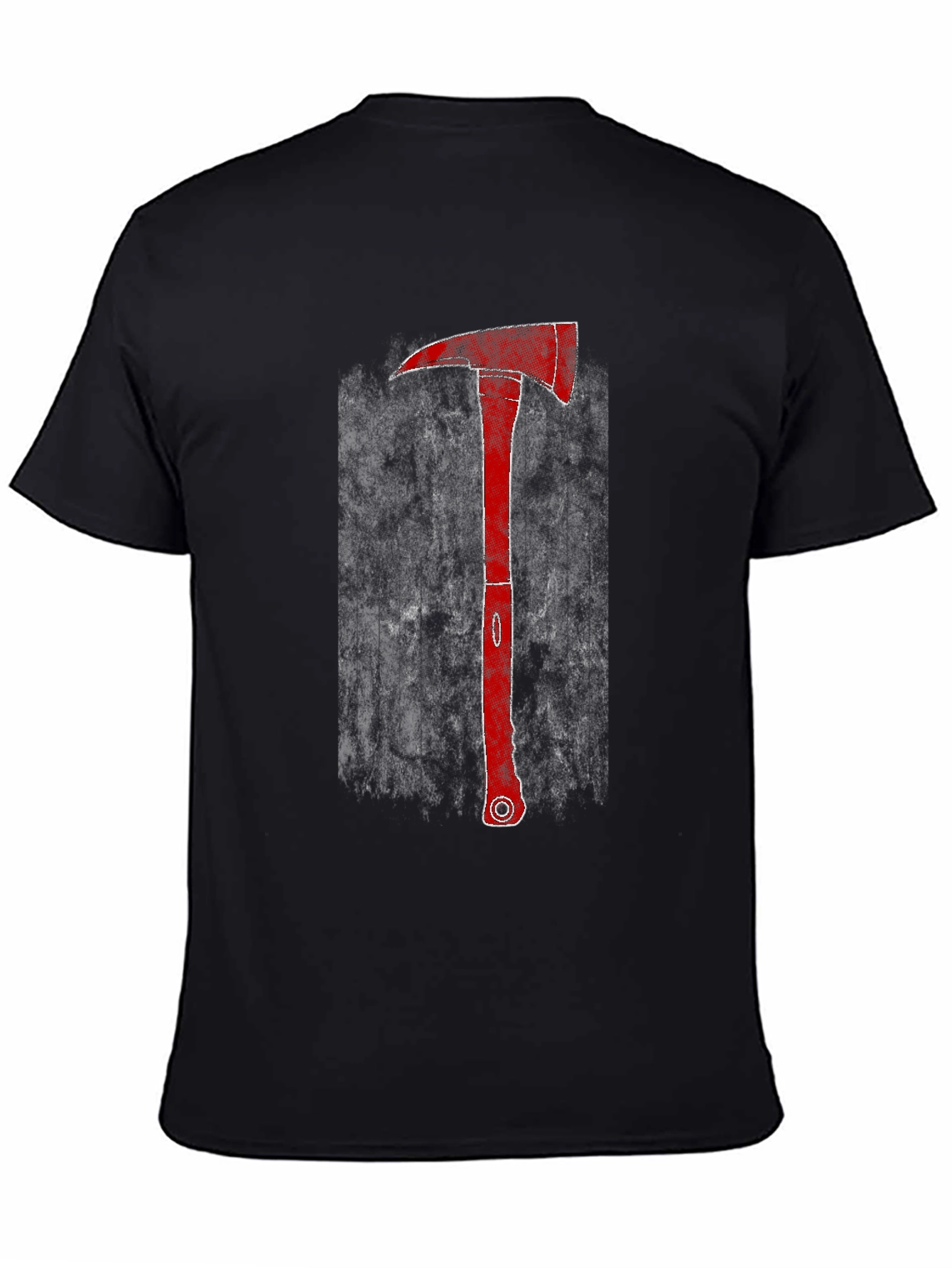Firefighter Axe Graphic Tee - Black