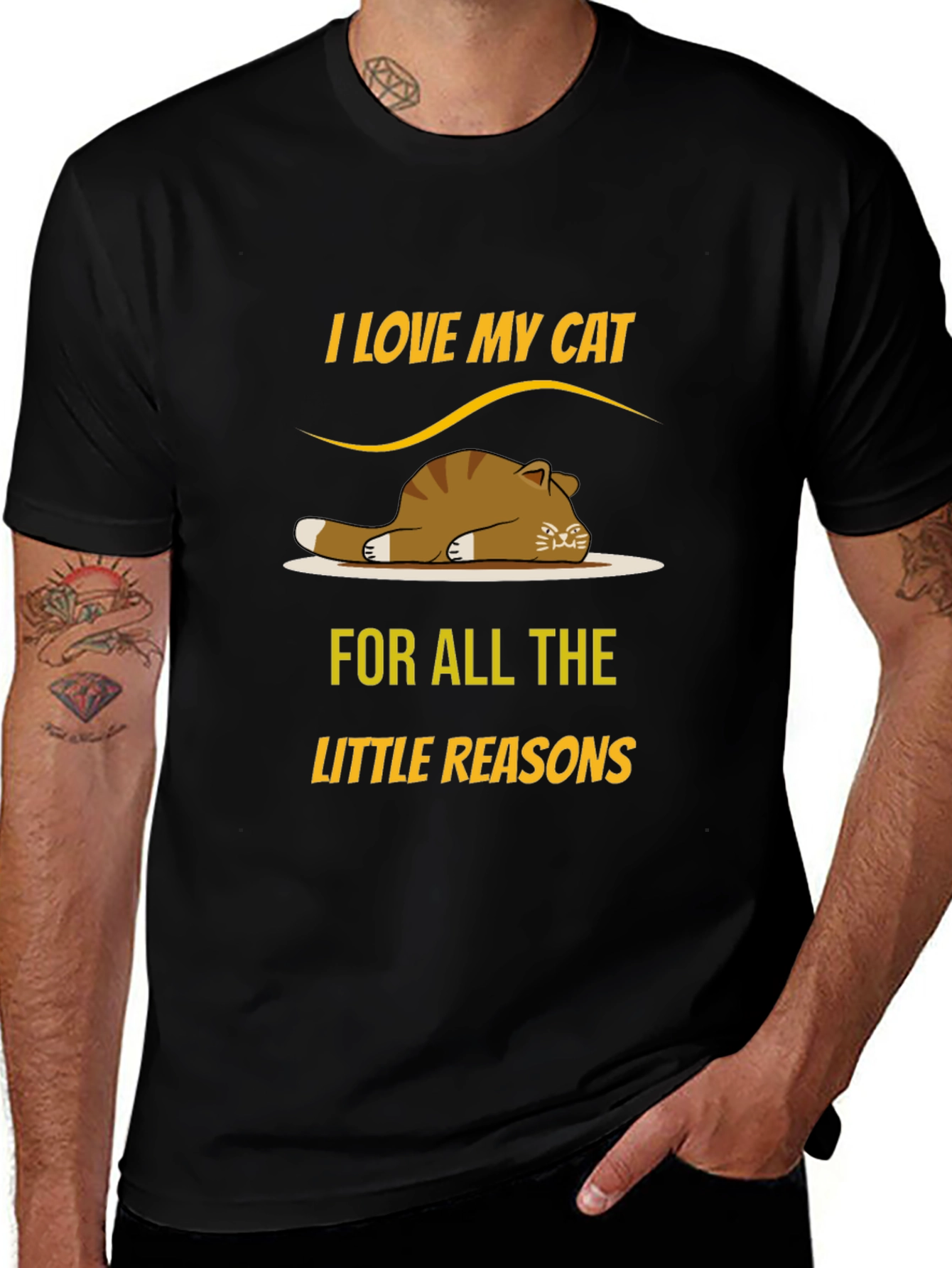 I Love My Cat T-Shirt - Unisex Cat Lover Tee