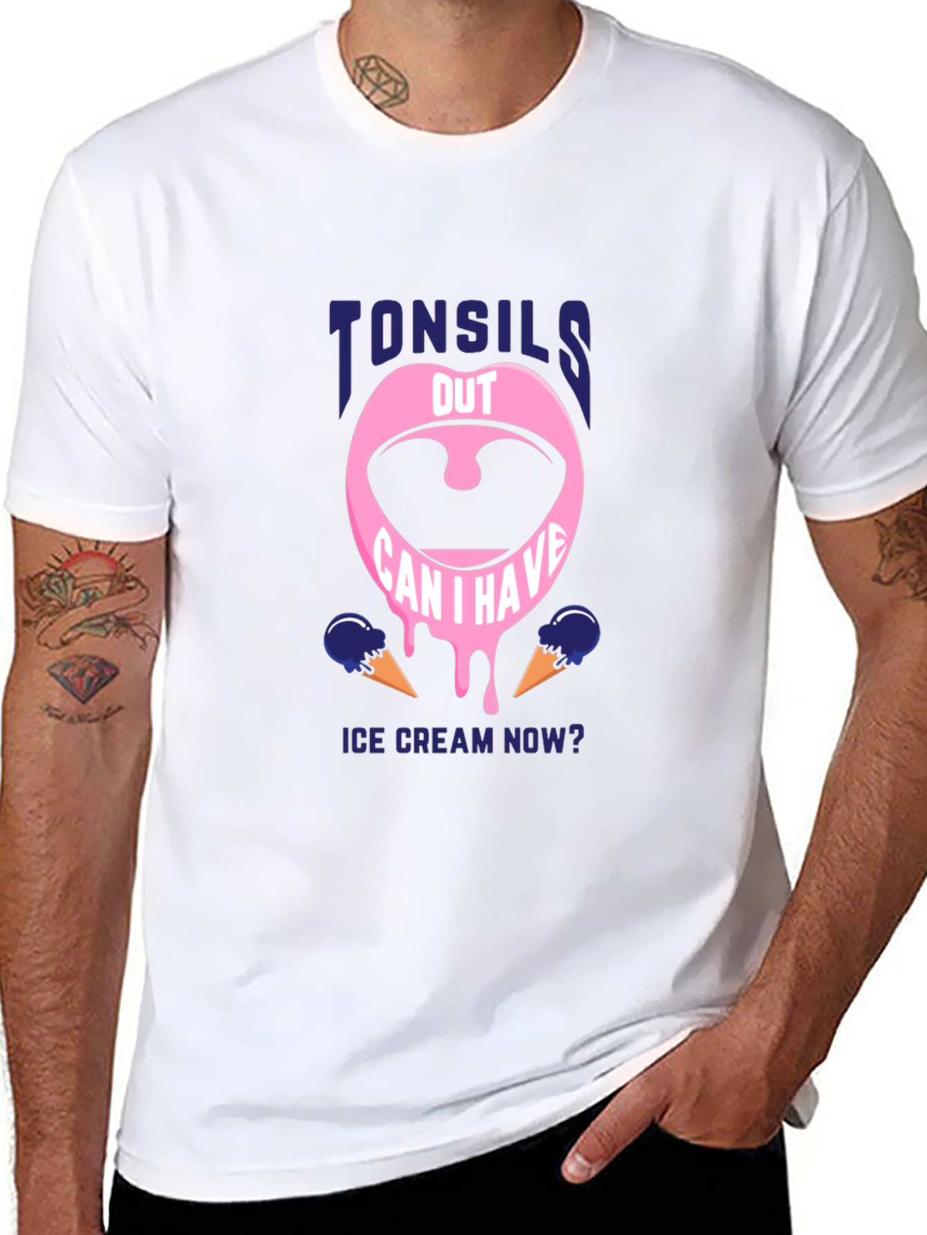 Tonsils Out Ice Cream Now T-Shirt