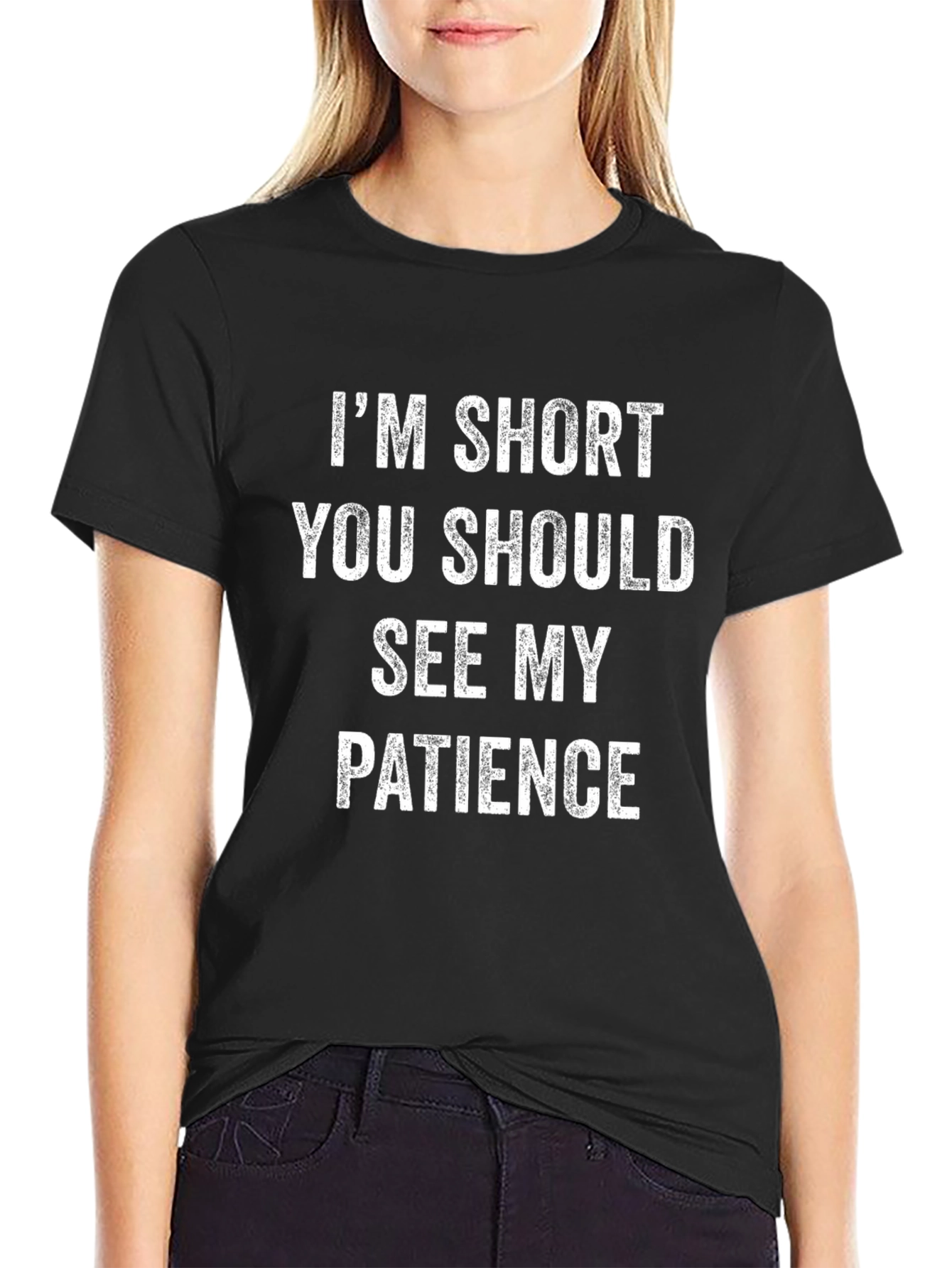 Im Short Patience Mens Graphic T-Shirt