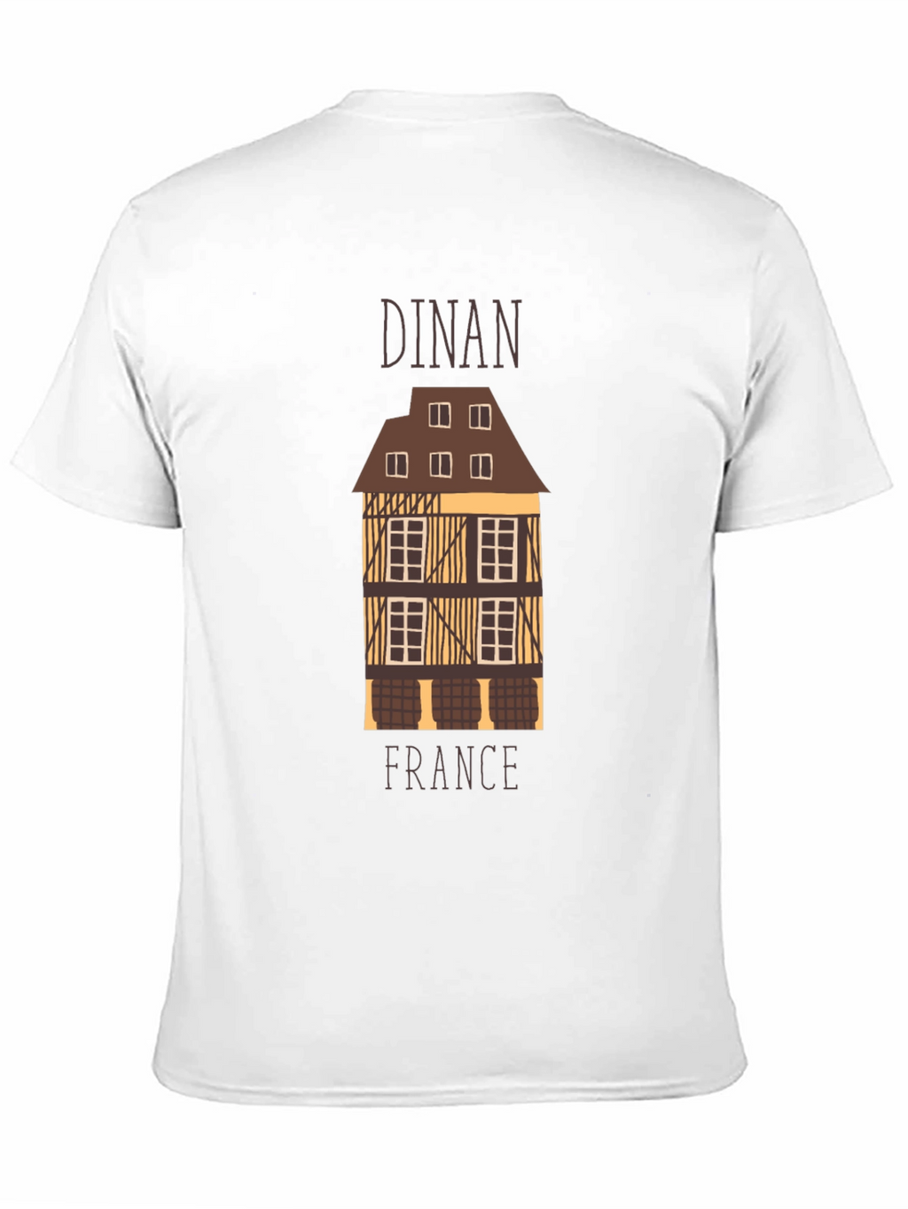 Dinan France Architecture Graphic T-Shirt
