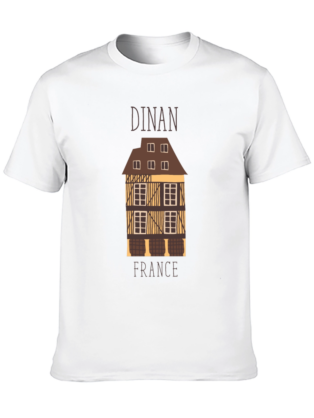 Dinan France Architecture Graphic T-Shirt