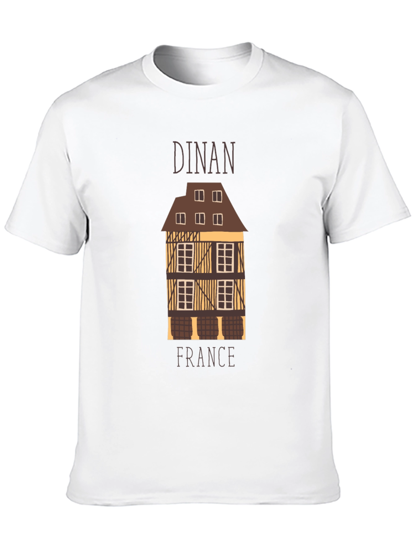 Dinan France Architecture Graphic T-Shirt