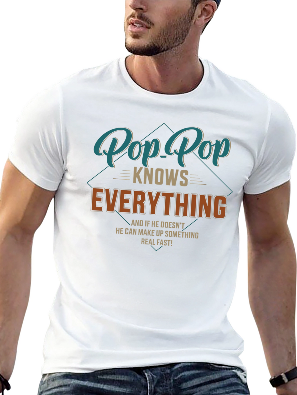 Pop-Pop Knows Everything T-Shirt