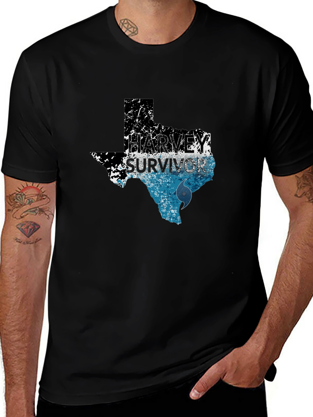 Harvey Survivor Texas Strong Graphic Tee