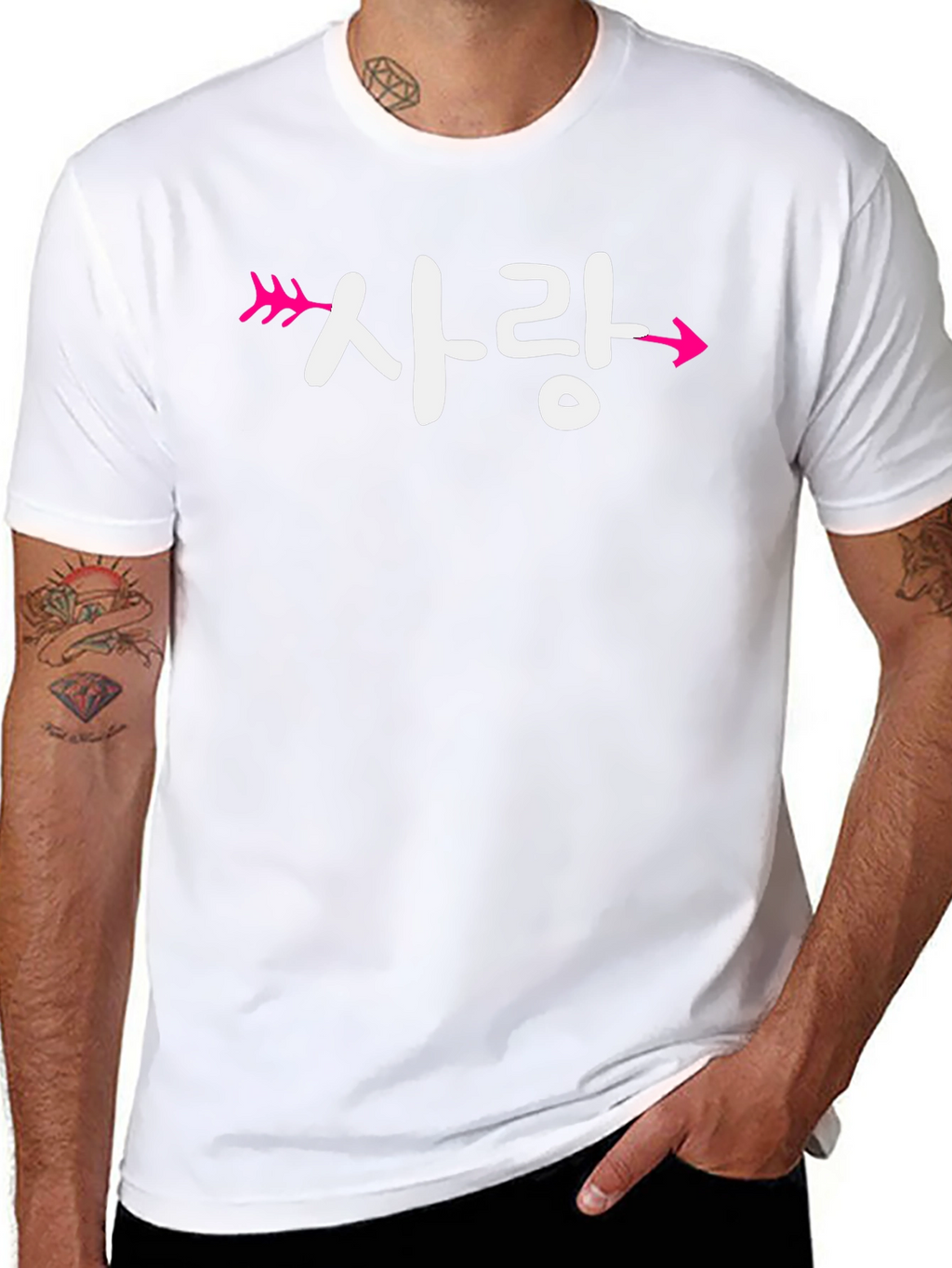 Love Arrow Korean T-Shirt: Stylish & Trendy