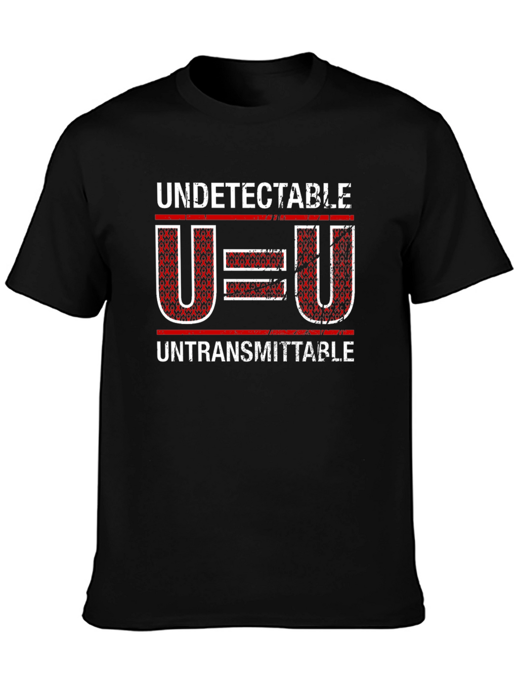 Undetectable = Untransmittable Awareness T-Shirt