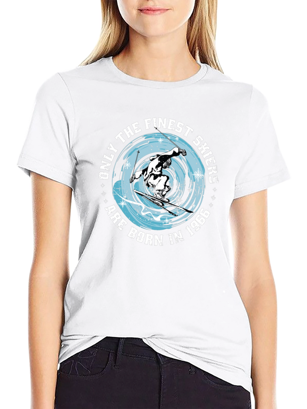 Finest Skiers Born in 1966 Graphic Tee