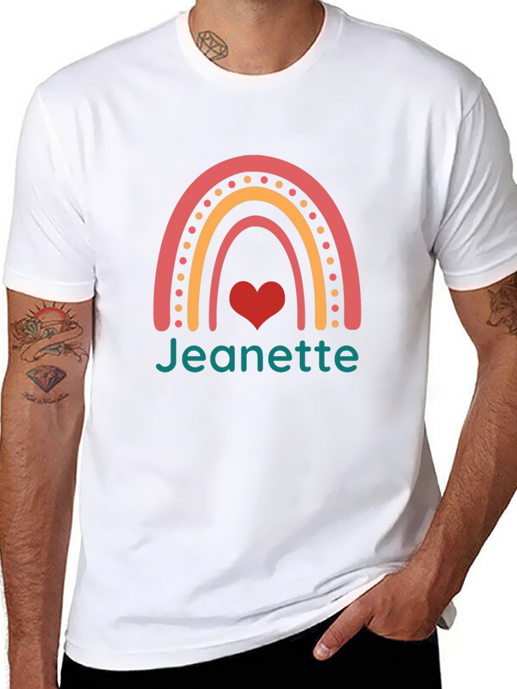 Personalized Rainbow Name T-Shirt