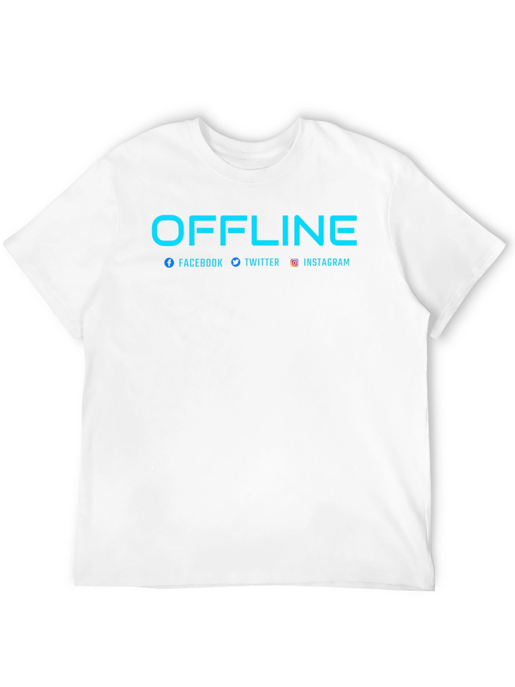 Offline Social Media Graphic Tee