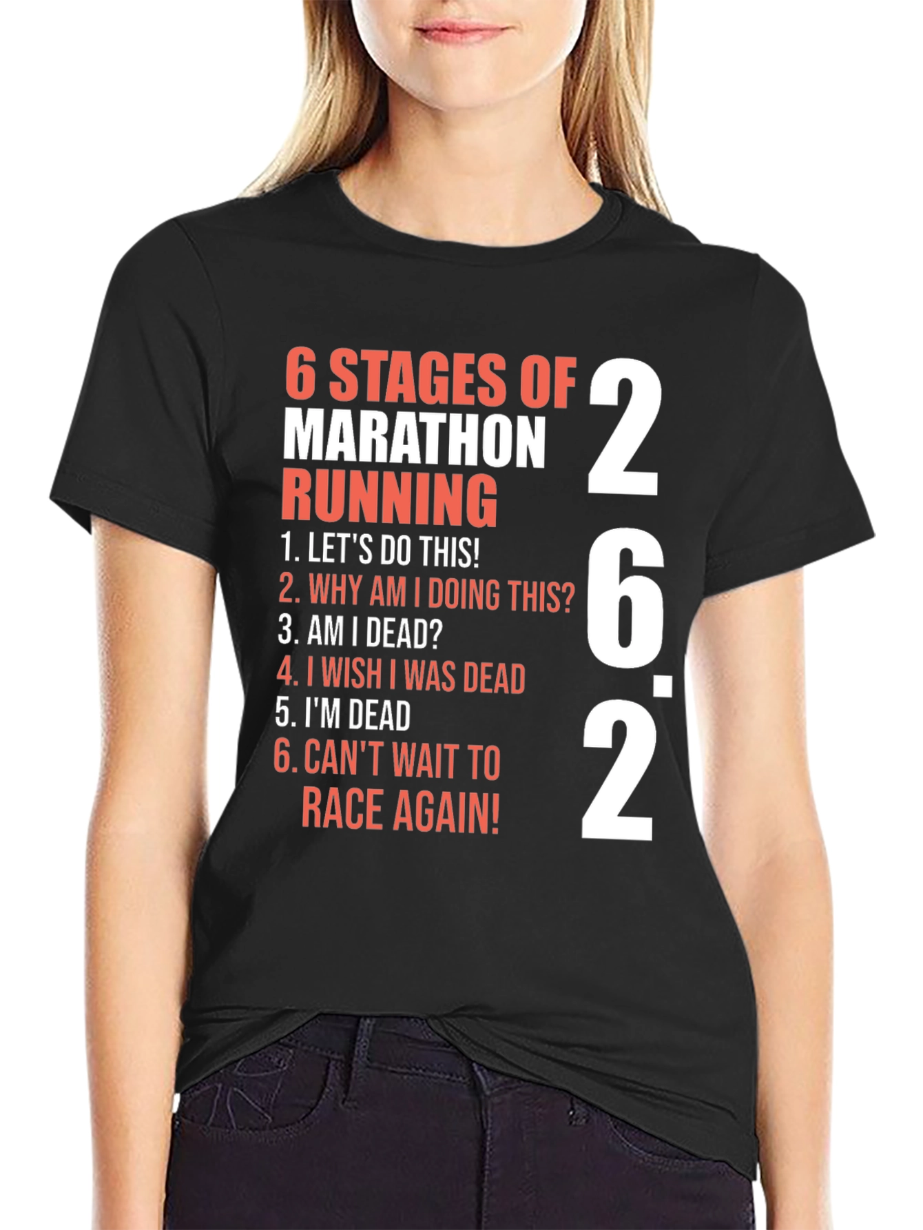 Marathon Running Stages T-Shirt - Funny Runner Tee