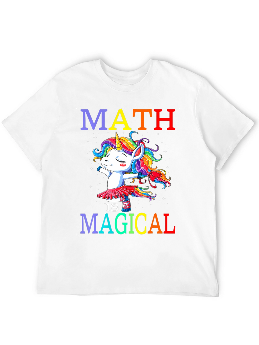 Math is Magical Unicorn Graphic Tee