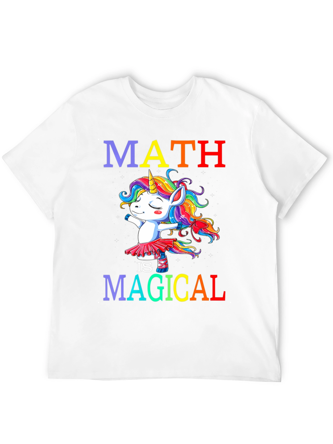 Math is Magical Unicorn Graphic Tee
