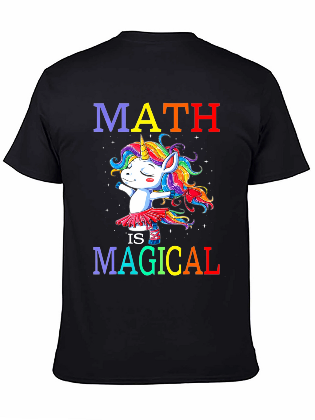 Math is Magical Unicorn Graphic Tee