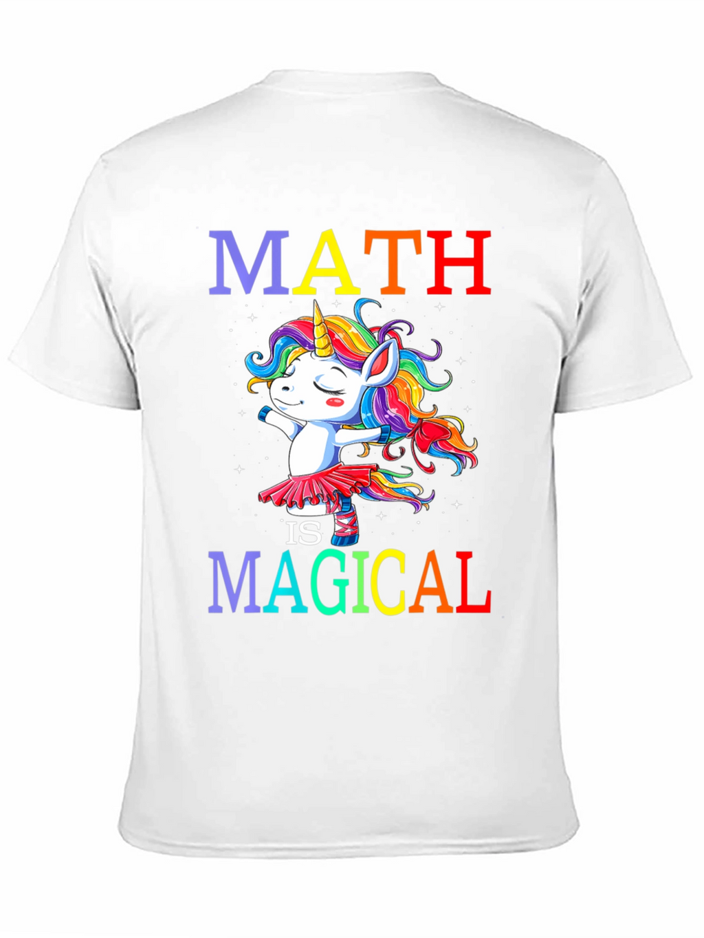 Math is Magical Unicorn Graphic Tee