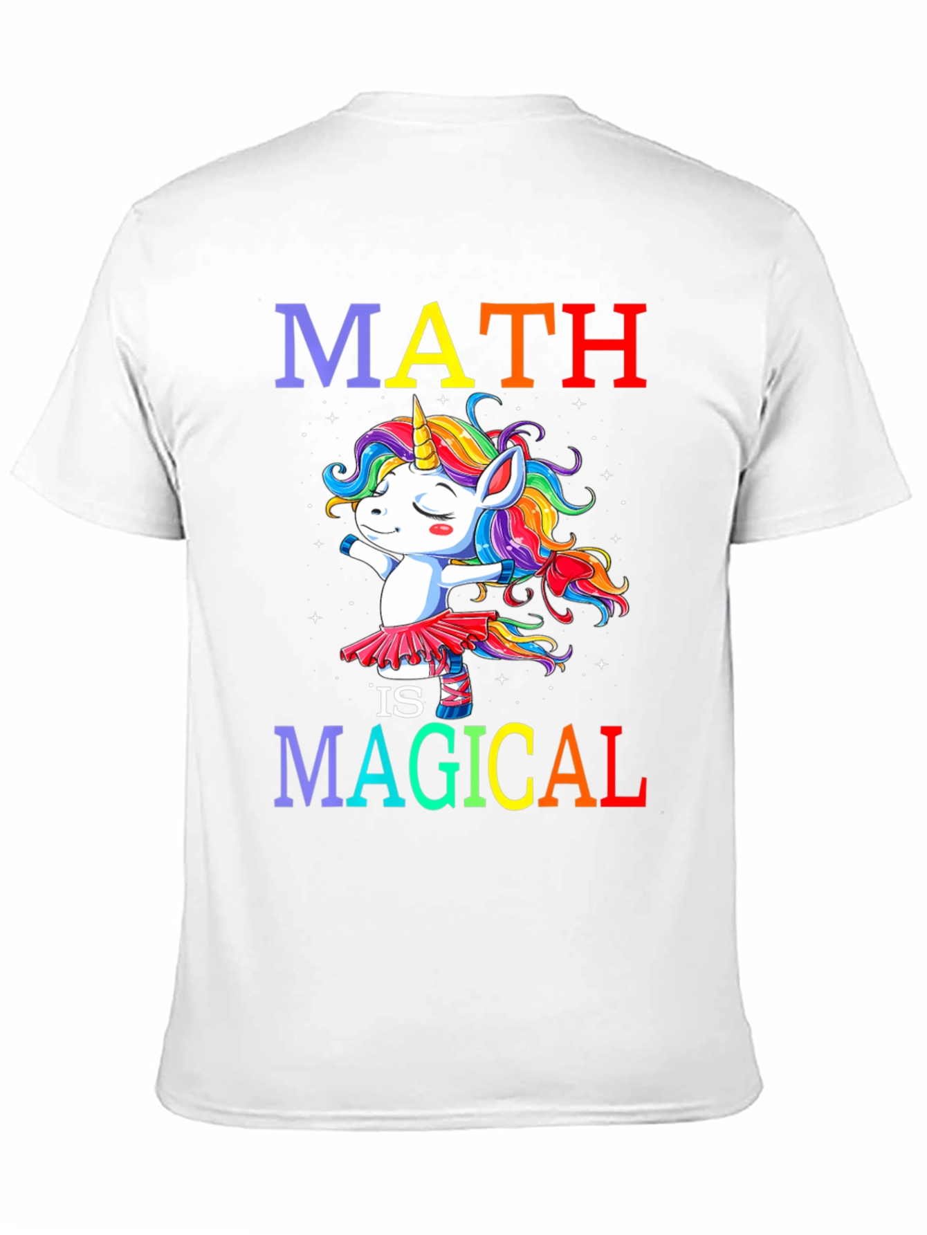 Math is Magical Unicorn Graphic Tee
