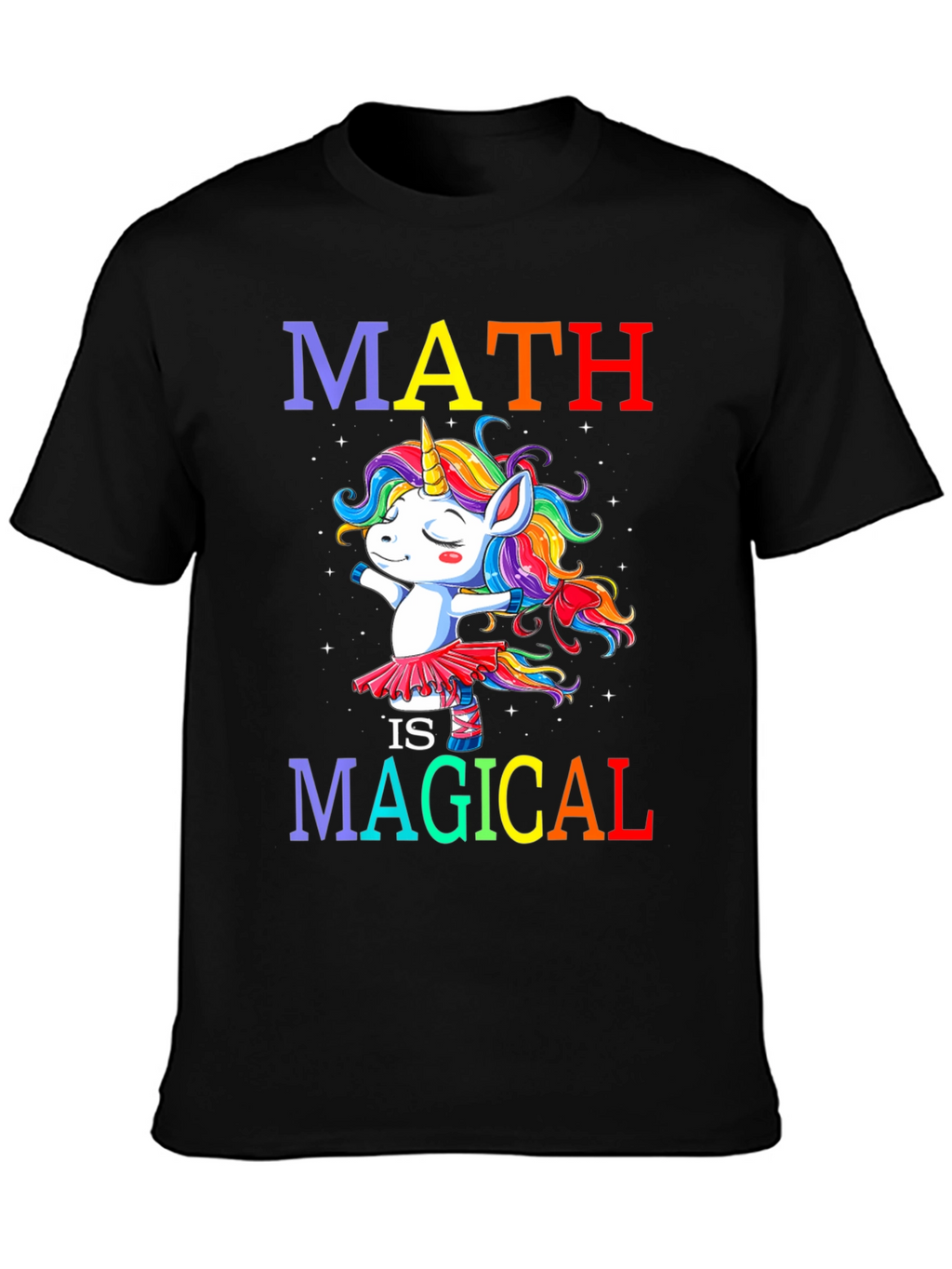 Math is Magical Unicorn Graphic Tee