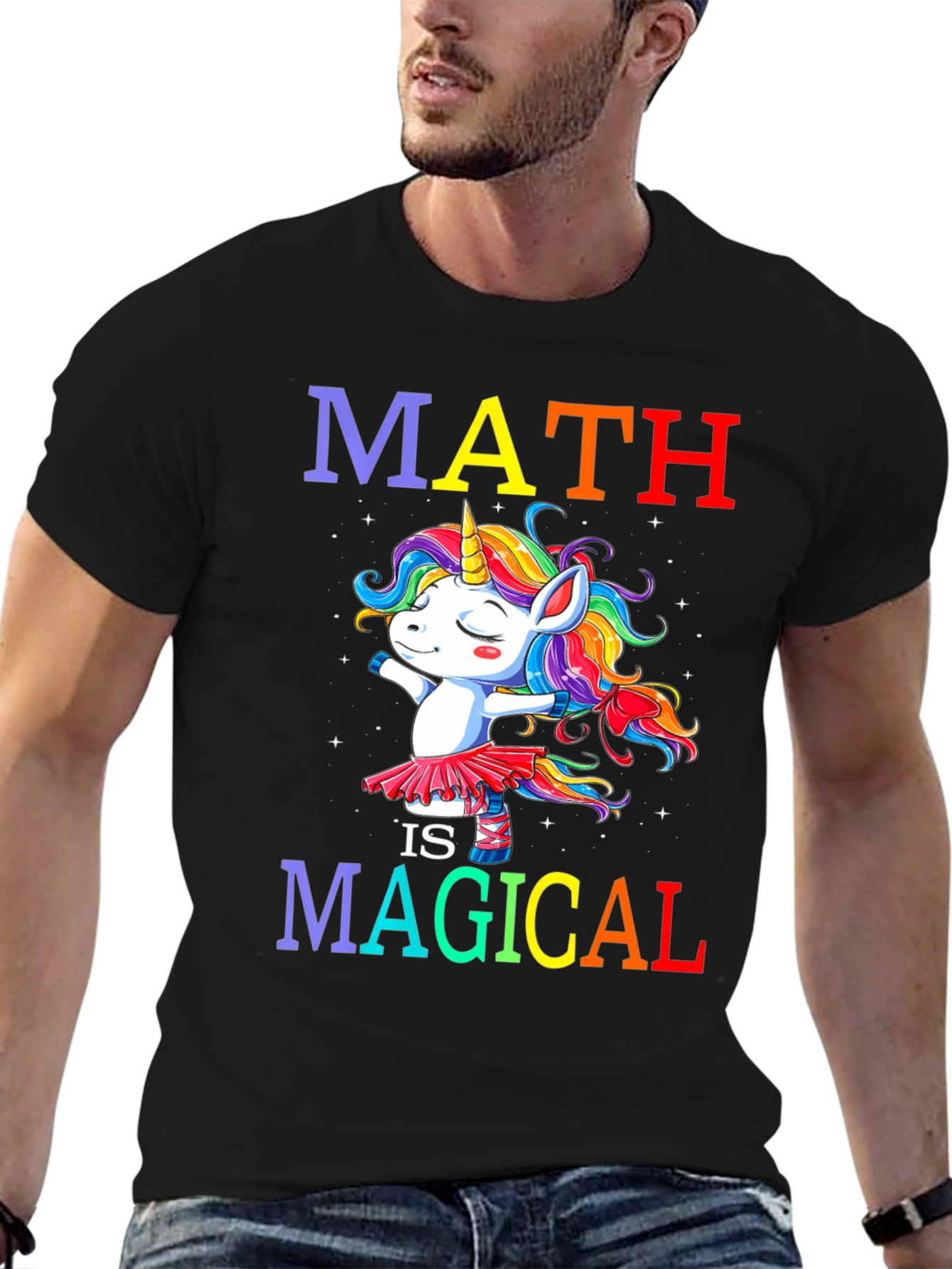 Math is Magical Unicorn Graphic Tee