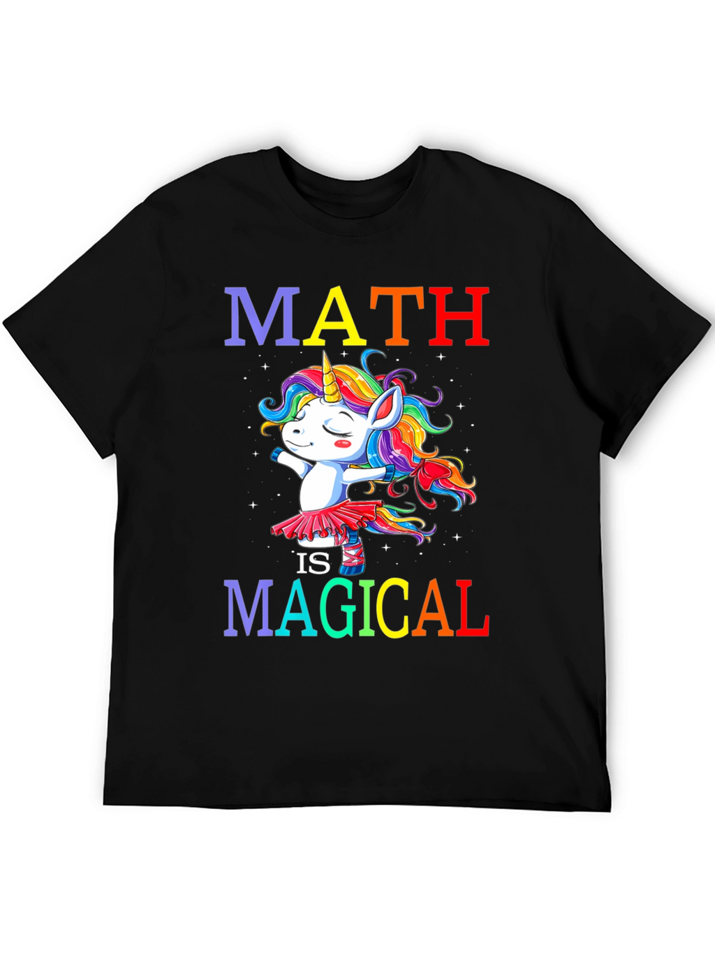 Math is Magical Unicorn Graphic Tee