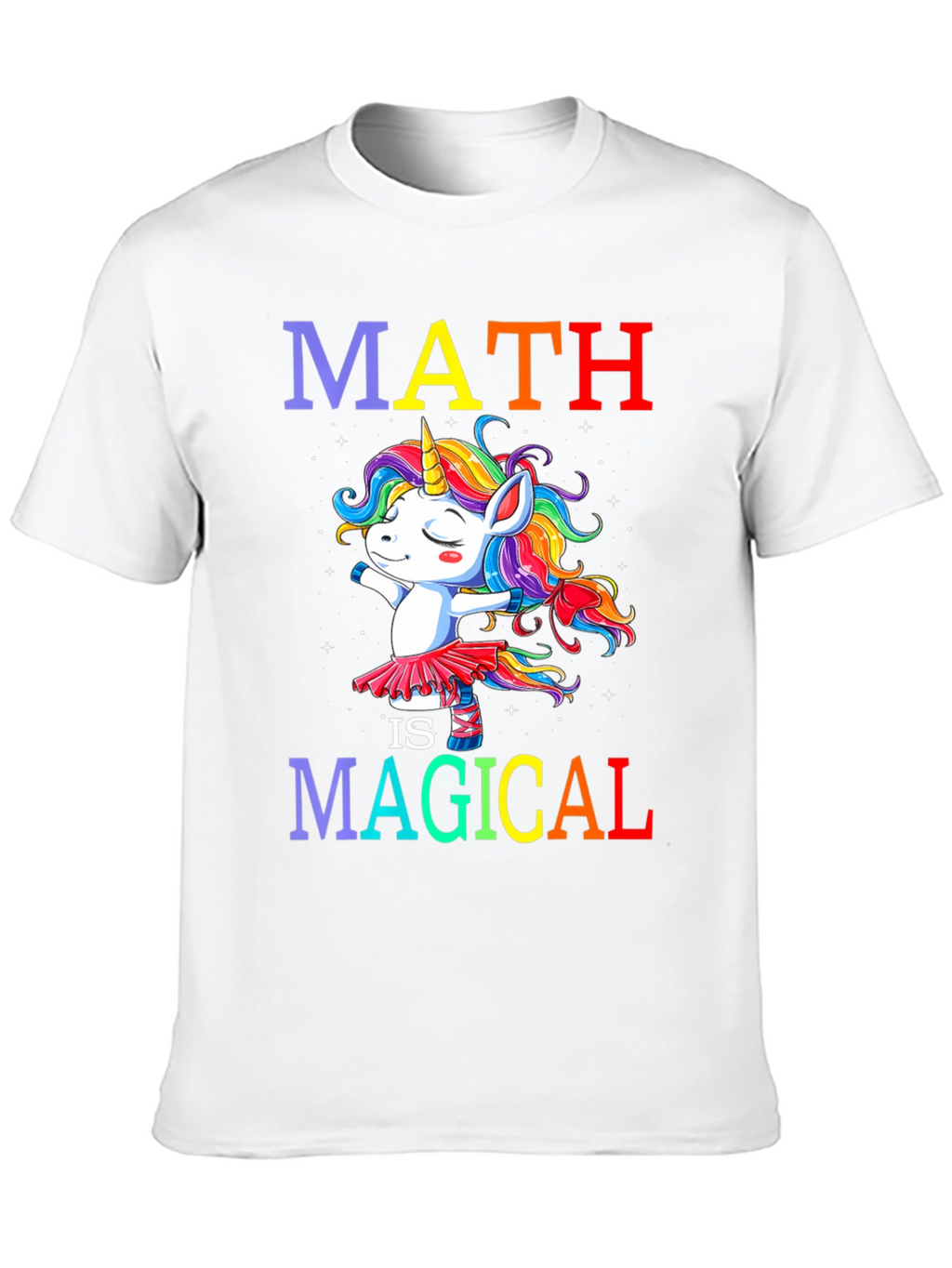 Math is Magical Unicorn Graphic Tee