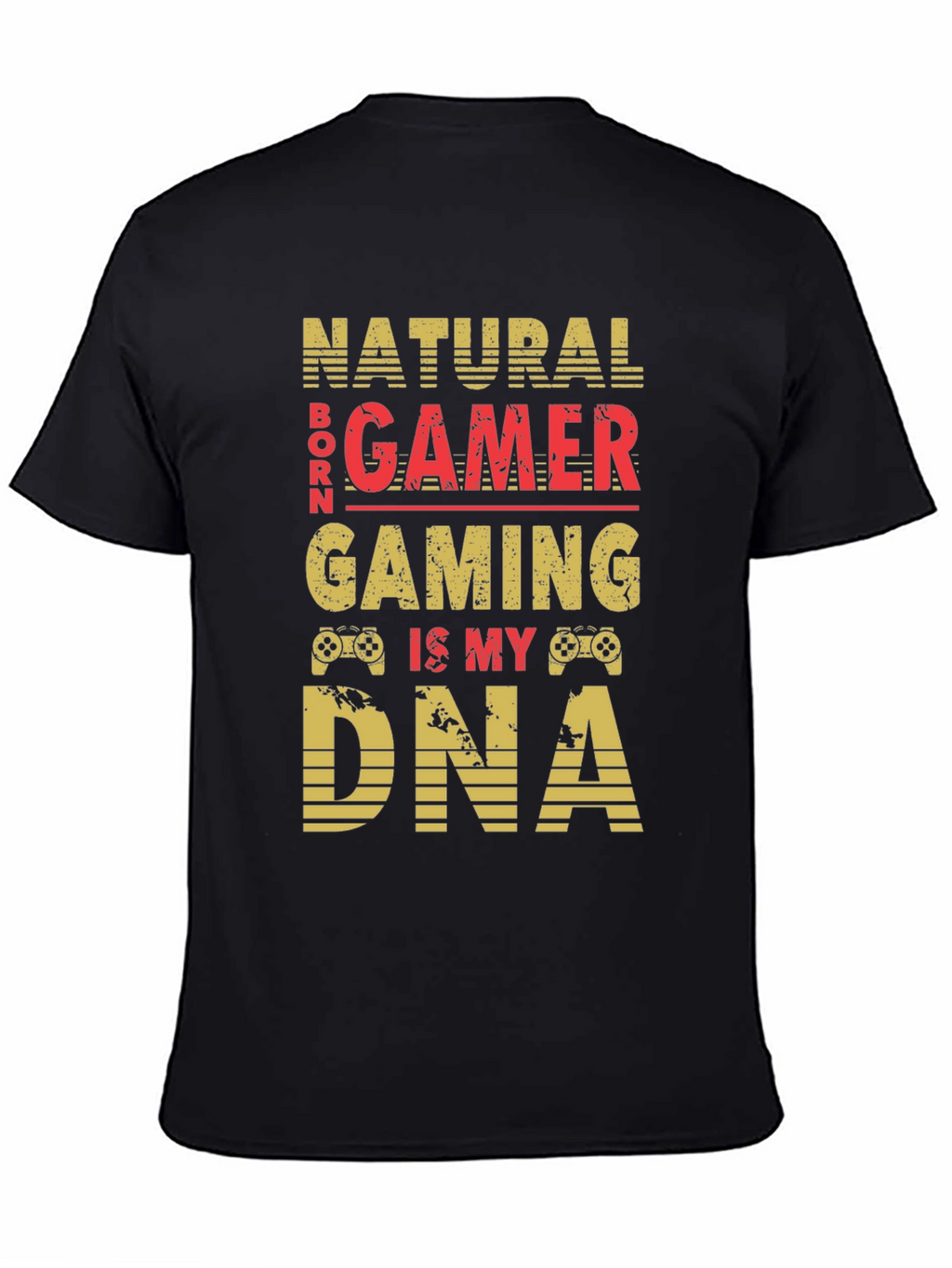 Natural Born Gamer T-Shirt - Gaming DNA Tee