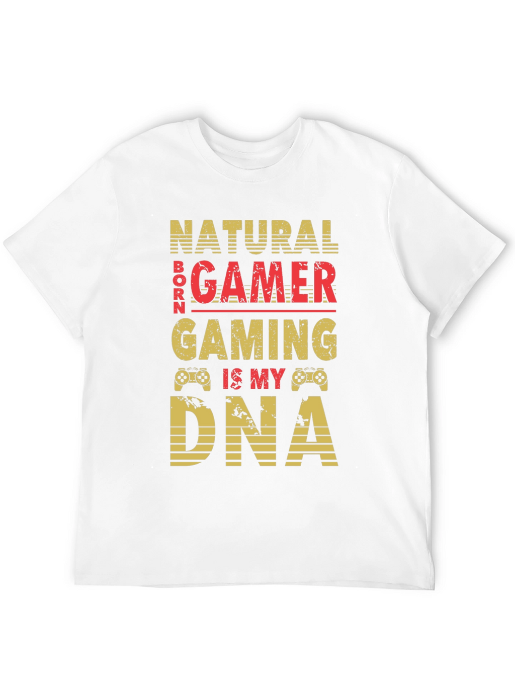 Natural Born Gamer T-Shirt - Gaming DNA Tee