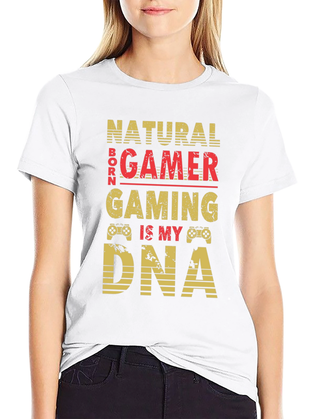 Natural Born Gamer T-Shirt - Gaming DNA Tee