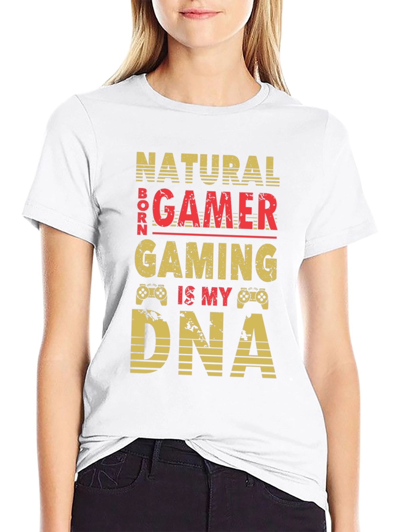 Natural Born Gamer T-Shirt - Gaming DNA Tee
