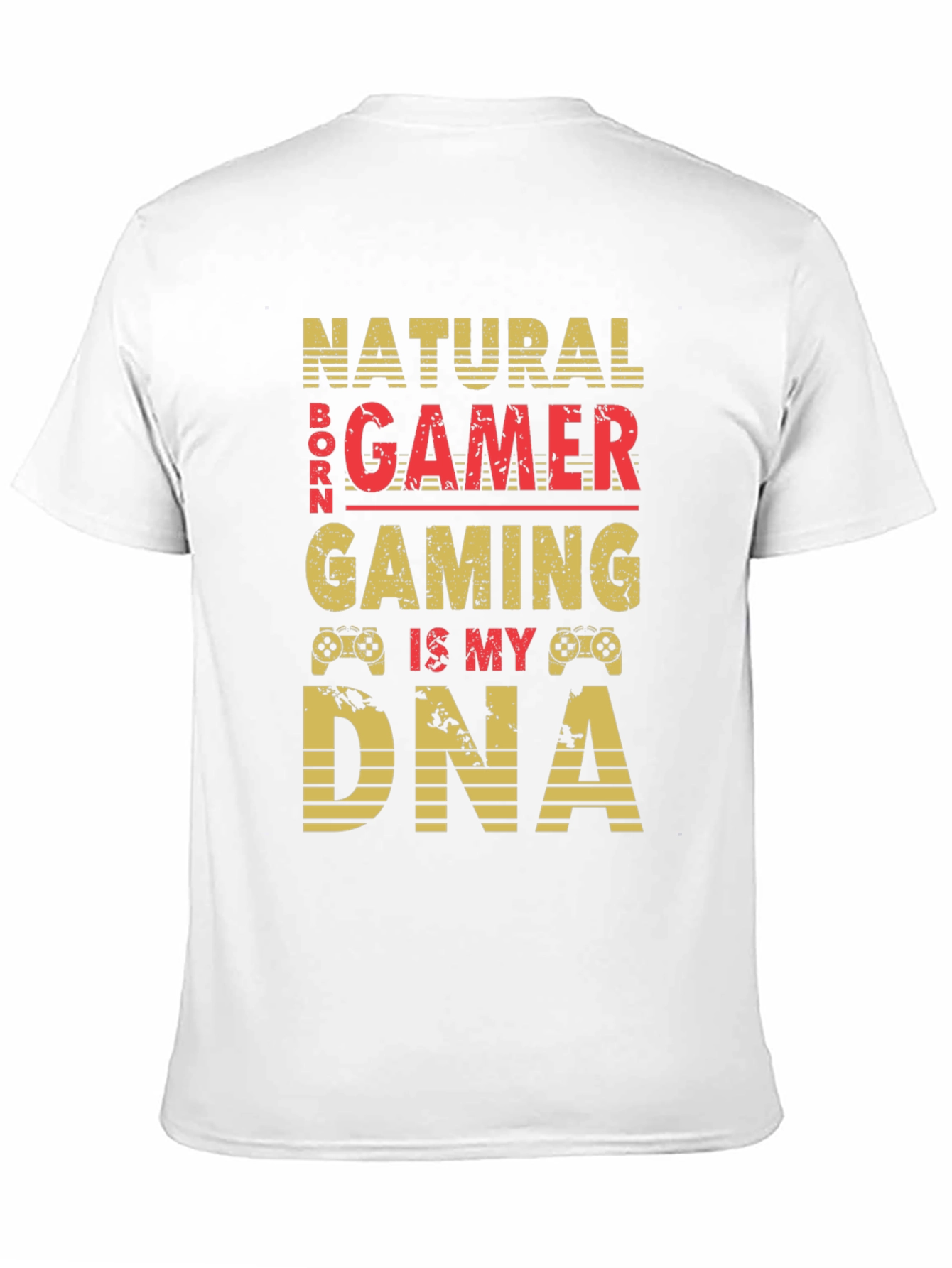Natural Born Gamer T-Shirt - Gaming DNA Tee