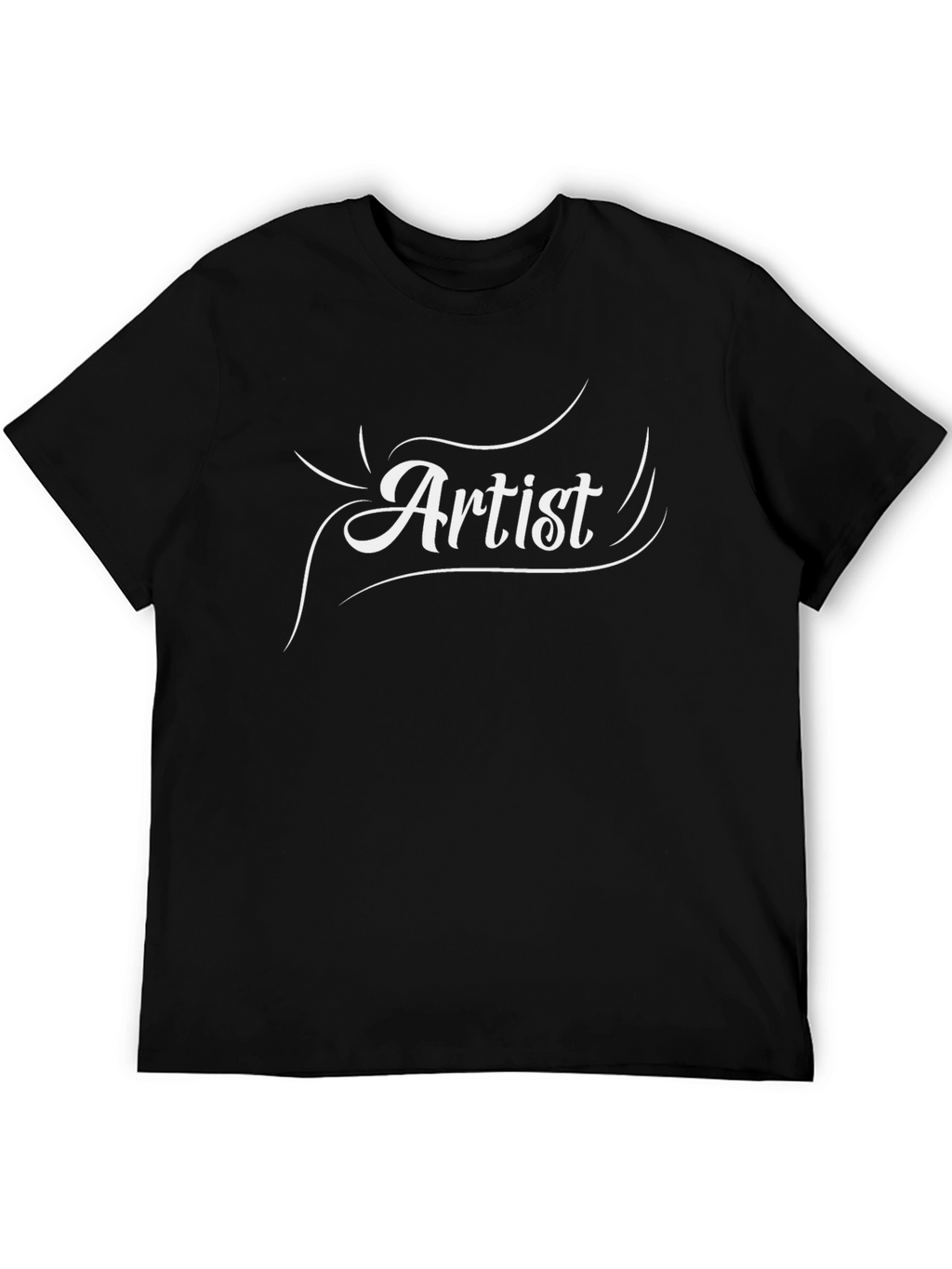 Artist Graphic Tee - Stylish Black Cotton T-Shirt