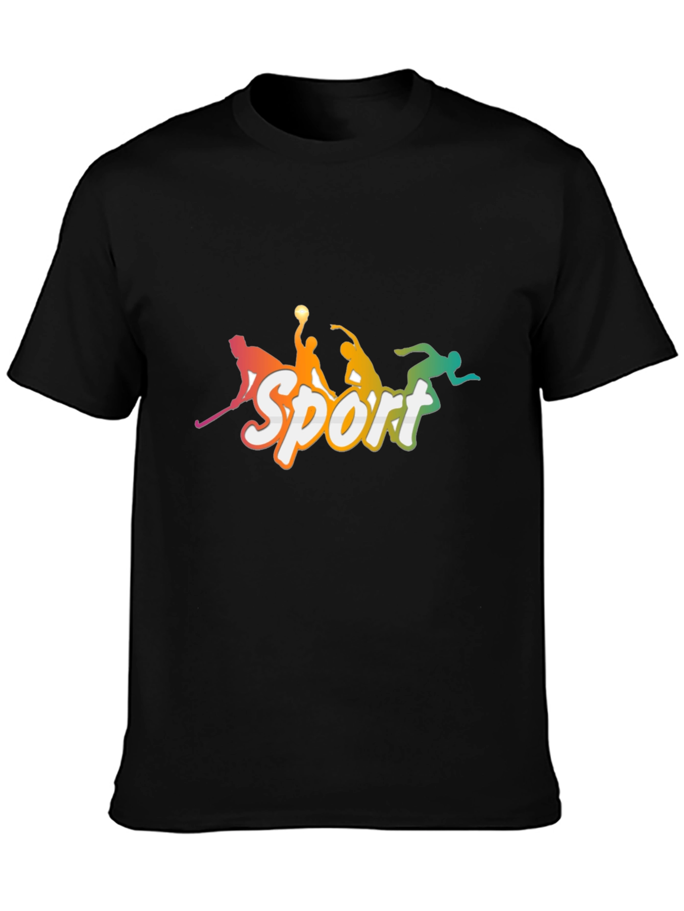Sport Graphic Tee - Mens Black T-Shirt