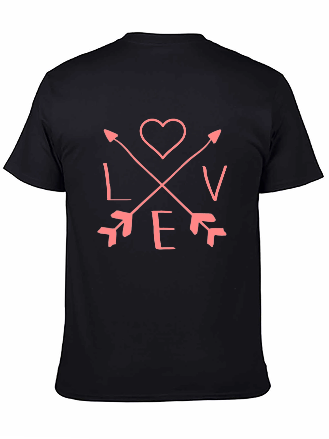 Love Arrow Graphic Tee - Black T-Shirt