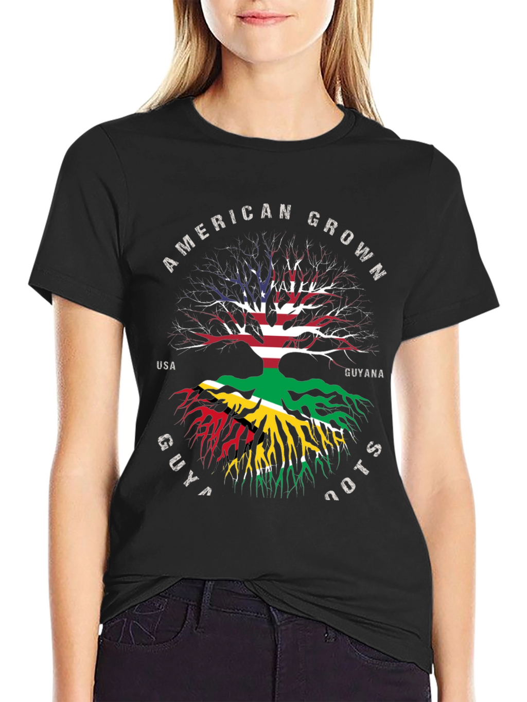 American Grown Guyana Roots T-Shirt