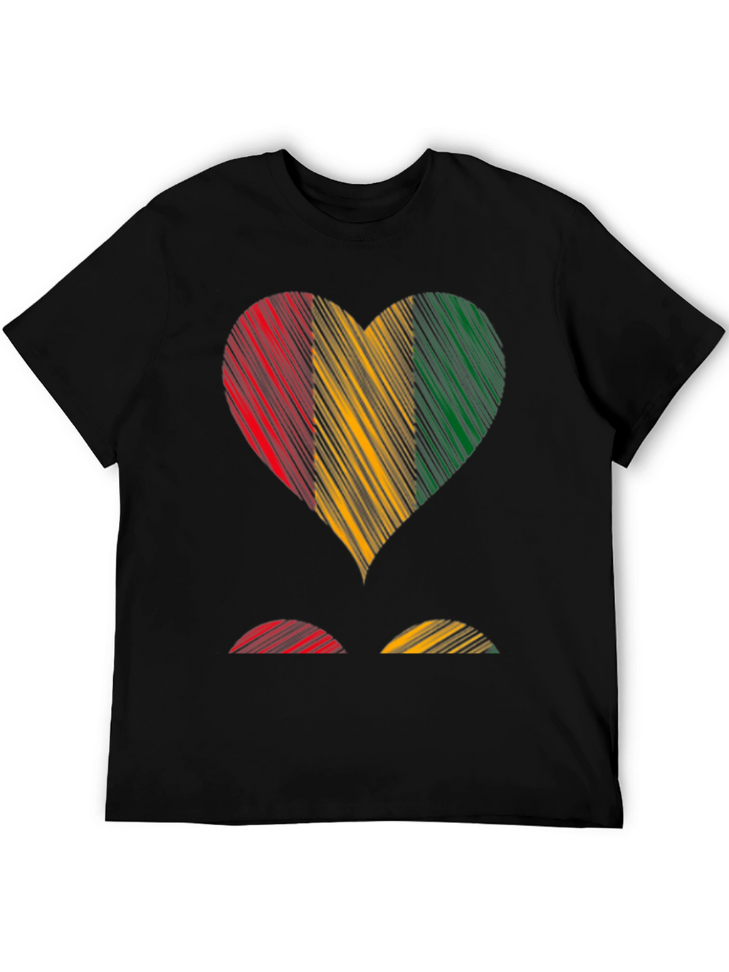 Guinea Heart Flag T-Shirt - Show Your Pride!