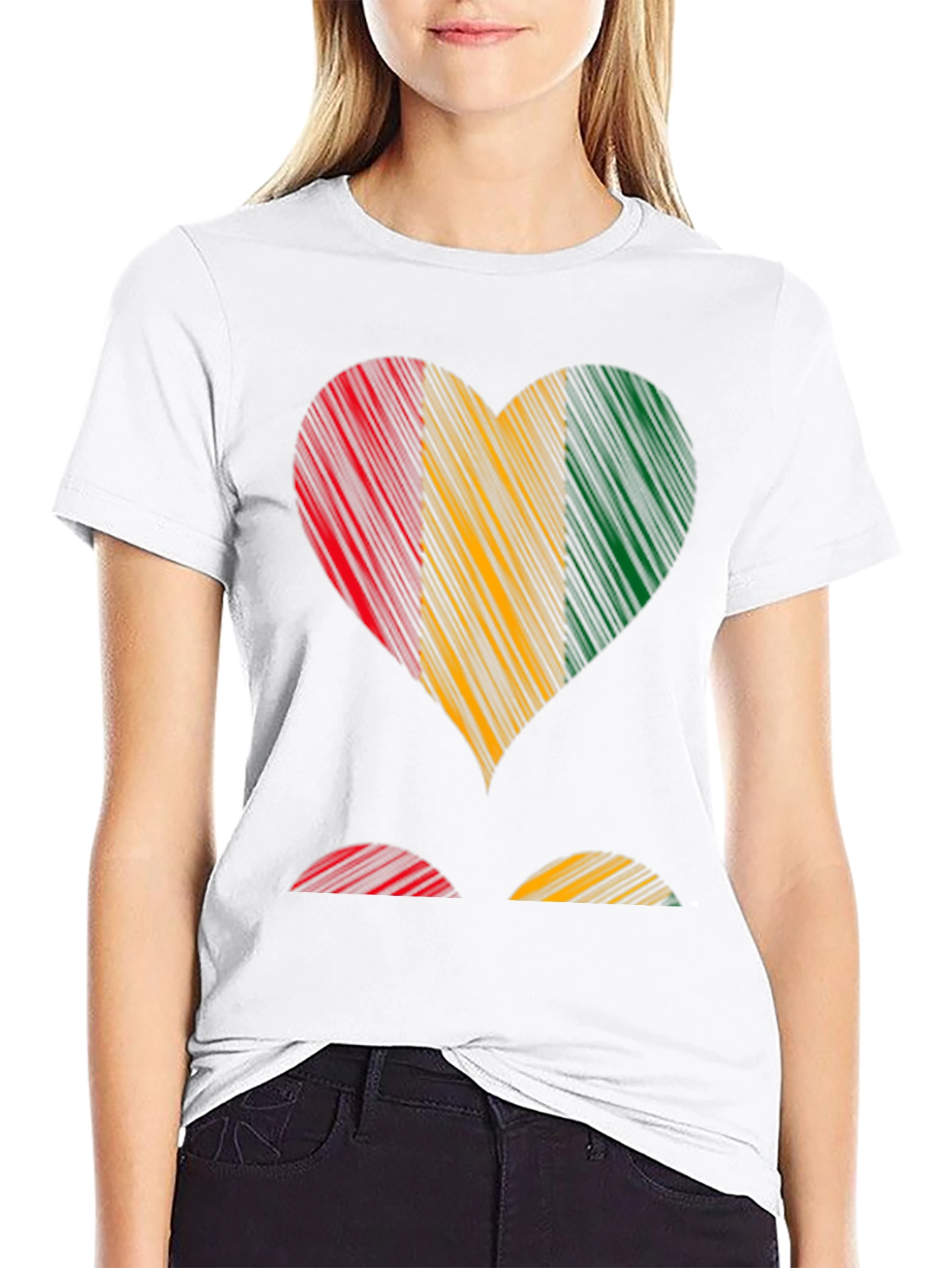 Guinea Heart Flag T-Shirt - Show Your Pride!