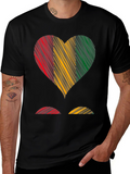 Guinea Heart Flag T-Shirt - Show Your Pride!