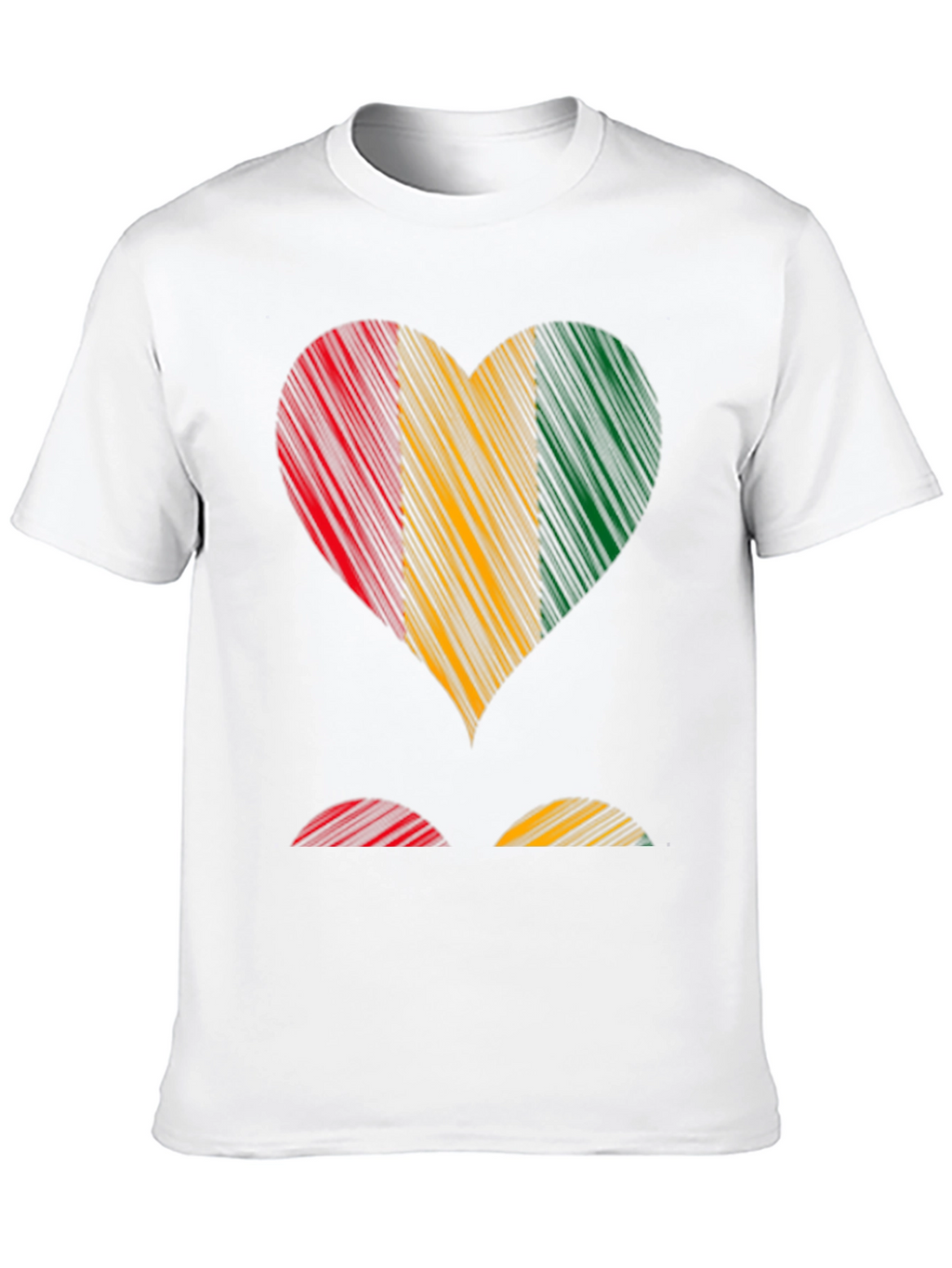 Guinea Heart Flag T-Shirt - Show Your Pride!