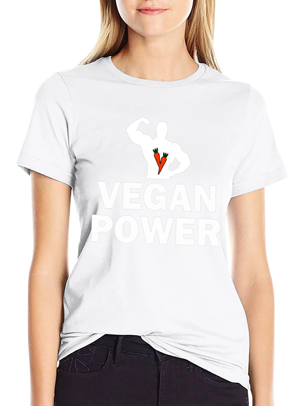 Vegan Power T-Shirt - Strong & Healthy Lifestyle Tee