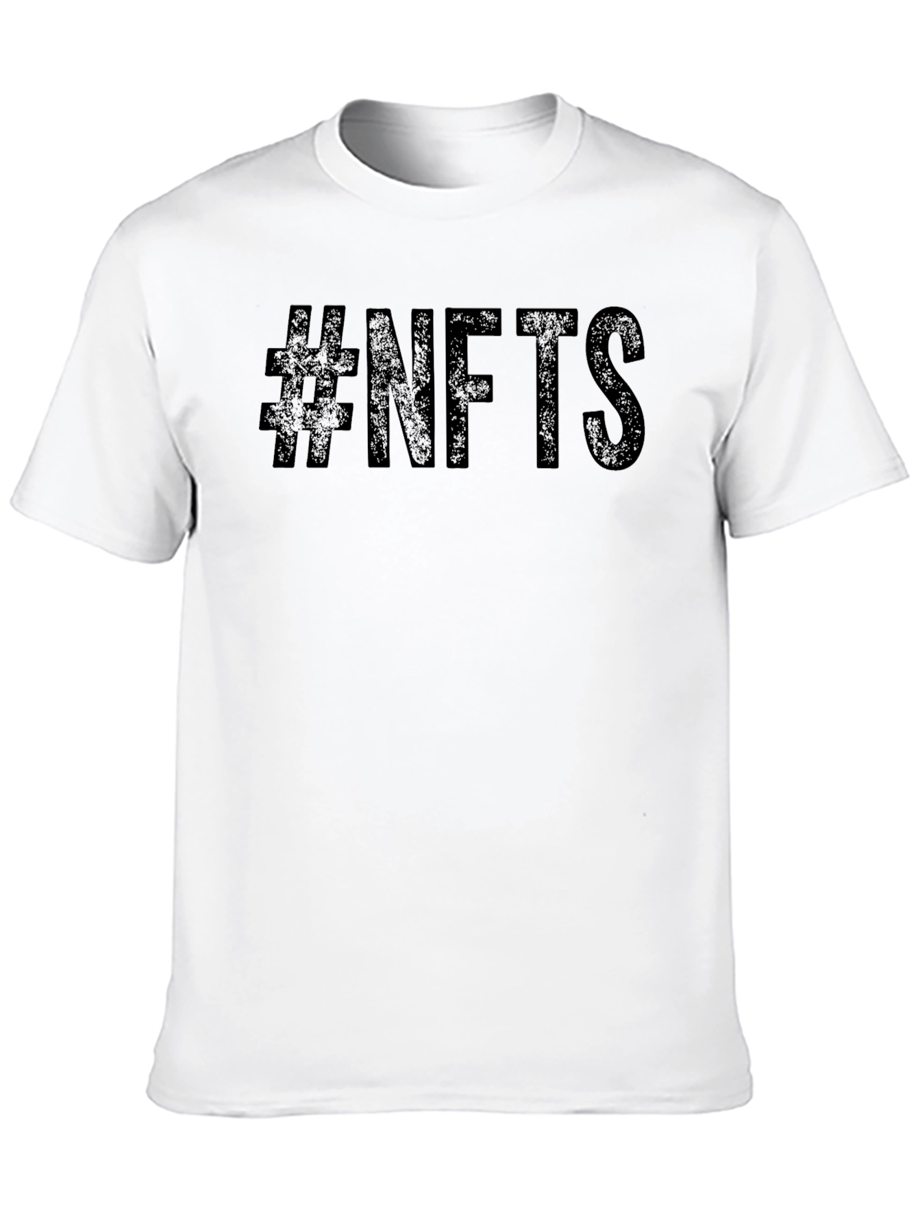 #NFTs Black Graphic Tee - Mens Casual Fashion