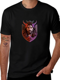Viking Warrior Graphic Tee - Black