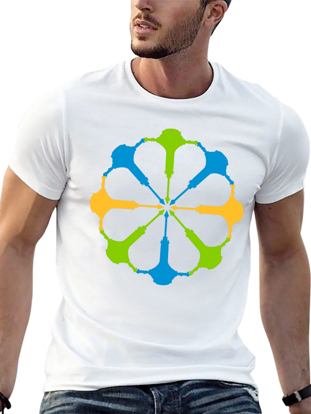 Abstract Geometric T-Shirt