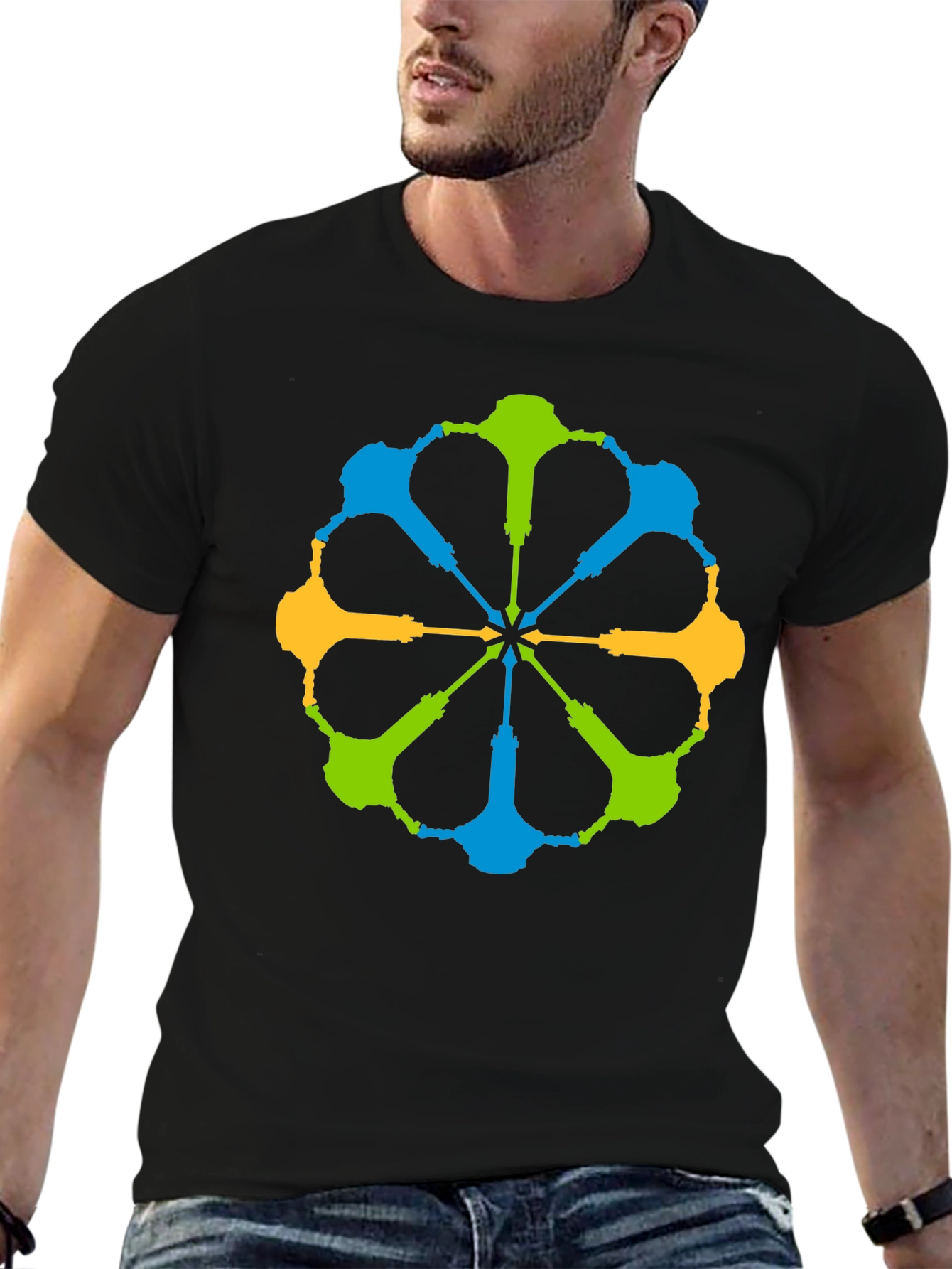 Abstract Geometric T-Shirt