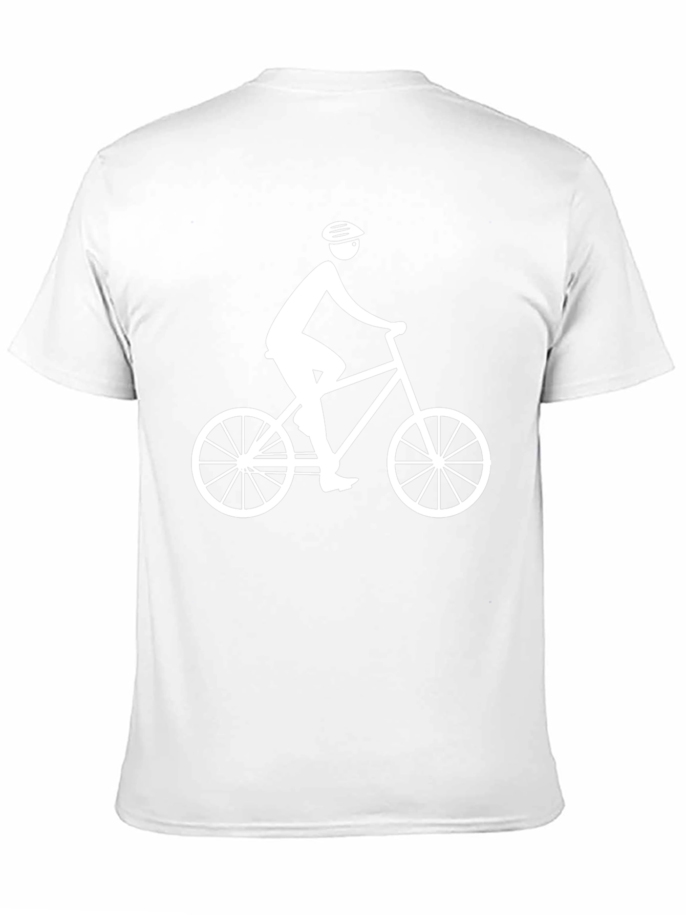 Cyclist Graphic Tee - Black Cotton Blend
