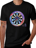 Watercolor Dartboard Graphic T-Shirt
