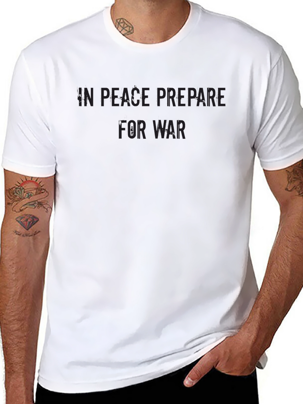 In Peace Prepare For War Graphic Tee
