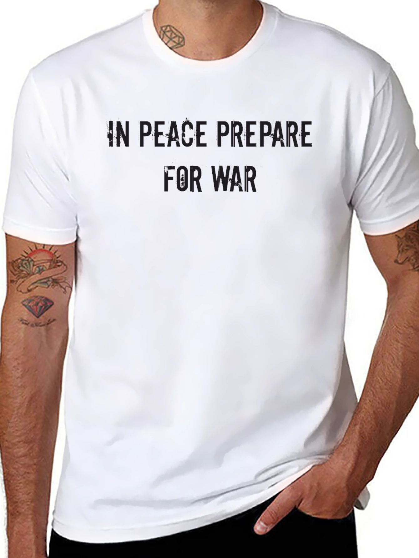In Peace Prepare For War Graphic Tee