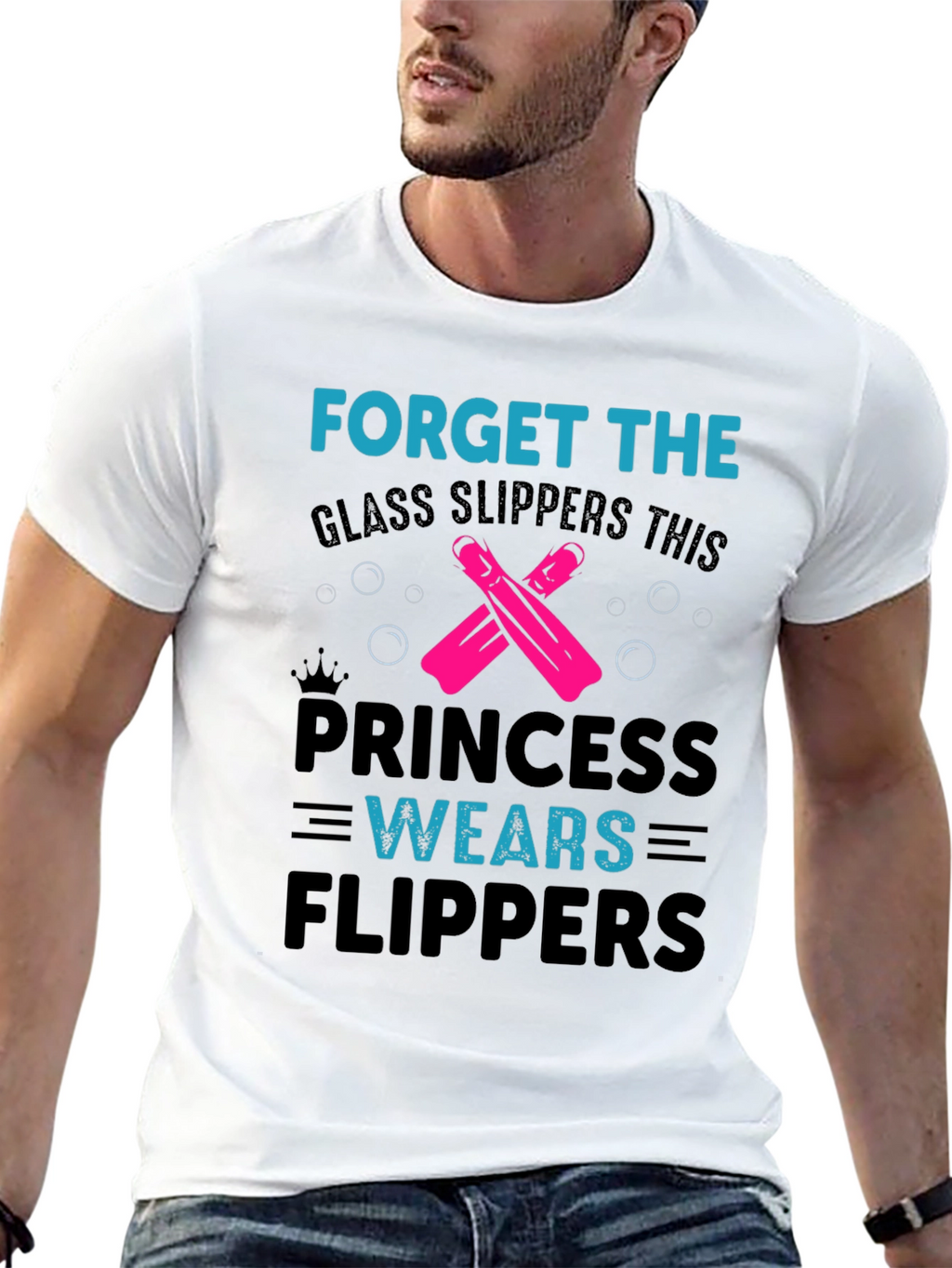 Princess Wears Flippers T-Shirt