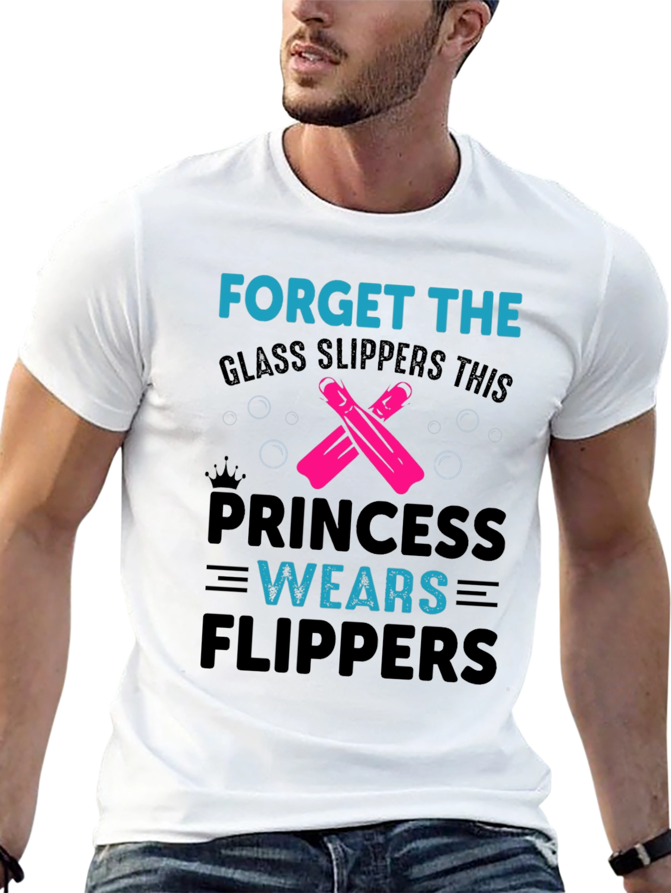 Princess Wears Flippers T-Shirt