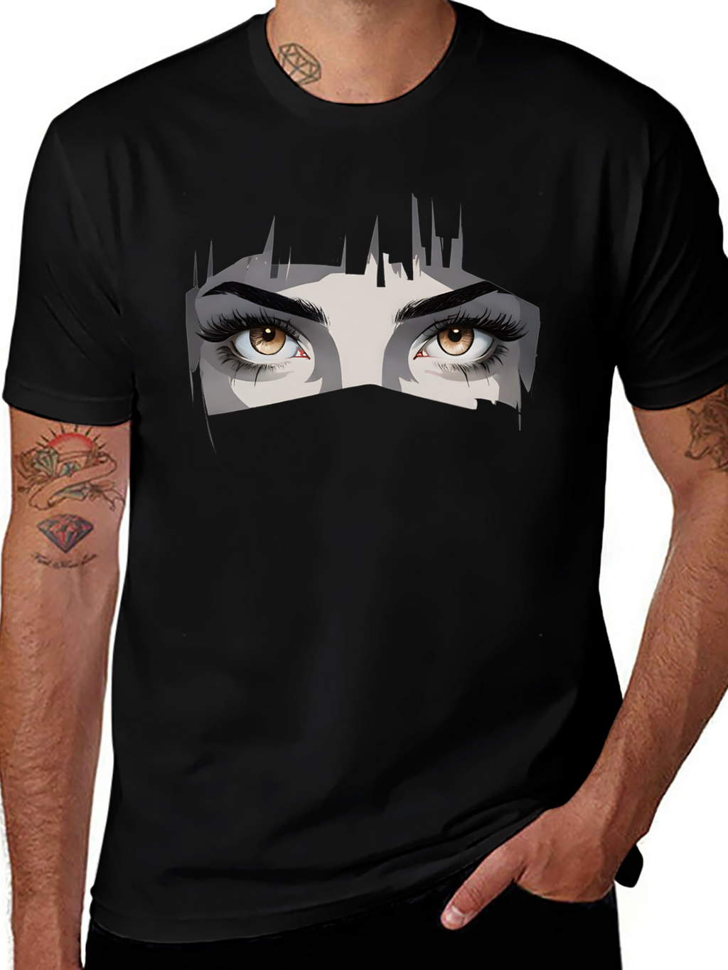 Mystic Eyes Graphic Tee - Urban Style